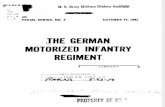 The German Motorized Infantry Regiment