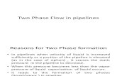 Two Phase Flow in Pipeline