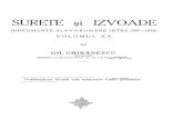 Surete Si Izvoade - Vol 20 (1443-1618)