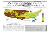 Weekly weather & crop bulletin