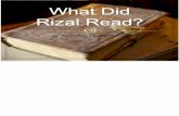 What Did Rizal Read