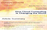 4570498 How Cloud Computing is Changing the World