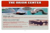 Orion Center Newsletter 2012