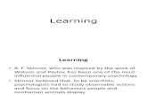 Intro Lecture 6 Learning