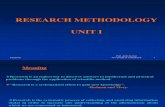 Research Methodology Lecture PPTS Unit I