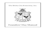 Founders Day Manual