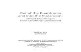Out of the boardroom and into the classroom: Servant leadership in youth leadership development