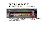 Market Research on RELIANCE FRESH and Impact on Other Retailers[1]