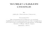 World Climate Change, Seun Ajibode's Project