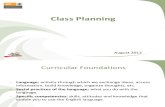 4. Class Planning (Day 2)