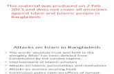 Attcks on Islam and Human Rights Violations in Bangladesh
