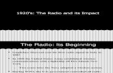 1920's Radio