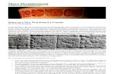 Maya Decipherment - Notes on a New Text From La Corona