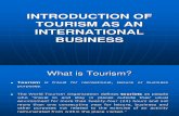 Introduction of Tourism as an International Business