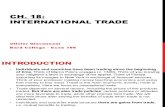 Ch 18 - International Trade