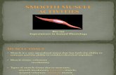 Smooth Muscle Experiment