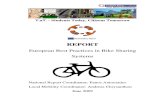European Best Practices in Bike Sharing Systems