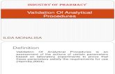 Validation of Analytical Procedures