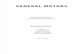 General Motors Stratey Report