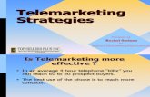 Strategies and Methodologies in TElemarketing