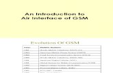 AIR interface info of GSM