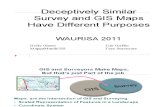 GIS and Survey Maps Have Completely Different Purposes