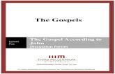 The Gospels - Lesson 5 Forum - Transcript