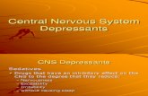 pharmacology CNS depressant