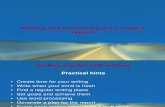 Writing and presenting your project report.ppt