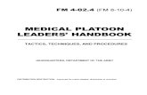 medical platoon leaders handbook