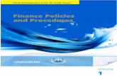 Finance Policies and Procedures