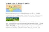Agriculture in Modern India