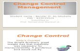 Change Control Management