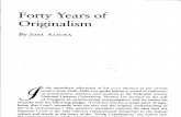 Forty years of originalism