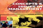 Concepts and Issues in Management