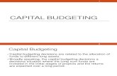 capital budgeting with illustration and theory