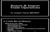 Export & Import Trade Operations
