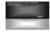 Thermal Power Plant Overview by Thirumaya Prabhu B