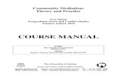 Community Mediation: Theory and Practice