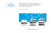 Purifi cation, Purity Analysis,  and Impurity Analysis Solutions  for Pharmaceutical Research  and Development