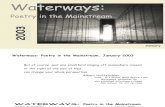Waterways: Poetry in the Mainstream V24n1