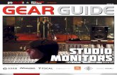Studio Monitors Gear Guide 2013