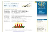 Christ's Chronicles Newsletter Issue Number 84