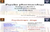 Antipsycho, Antidep, Anxiolytics