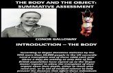 The Body and The Object Summative Assessment Presentation