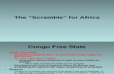 Scramble and Congo