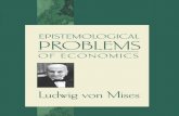 Epistemological Problems of Economics Ludwig Von Mises