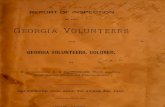 Georgia. Adjutant-General's Office, C. B Satterlee--Report of Inspection of the Georgia Volunteers and Georgia Volunteers, Colored (1892)