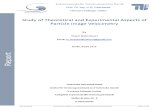 Study of Theoretical and Experimental Aspects of Particle Image Velocimetry