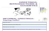 Copia de Greeting, Introductions and Goodbyes